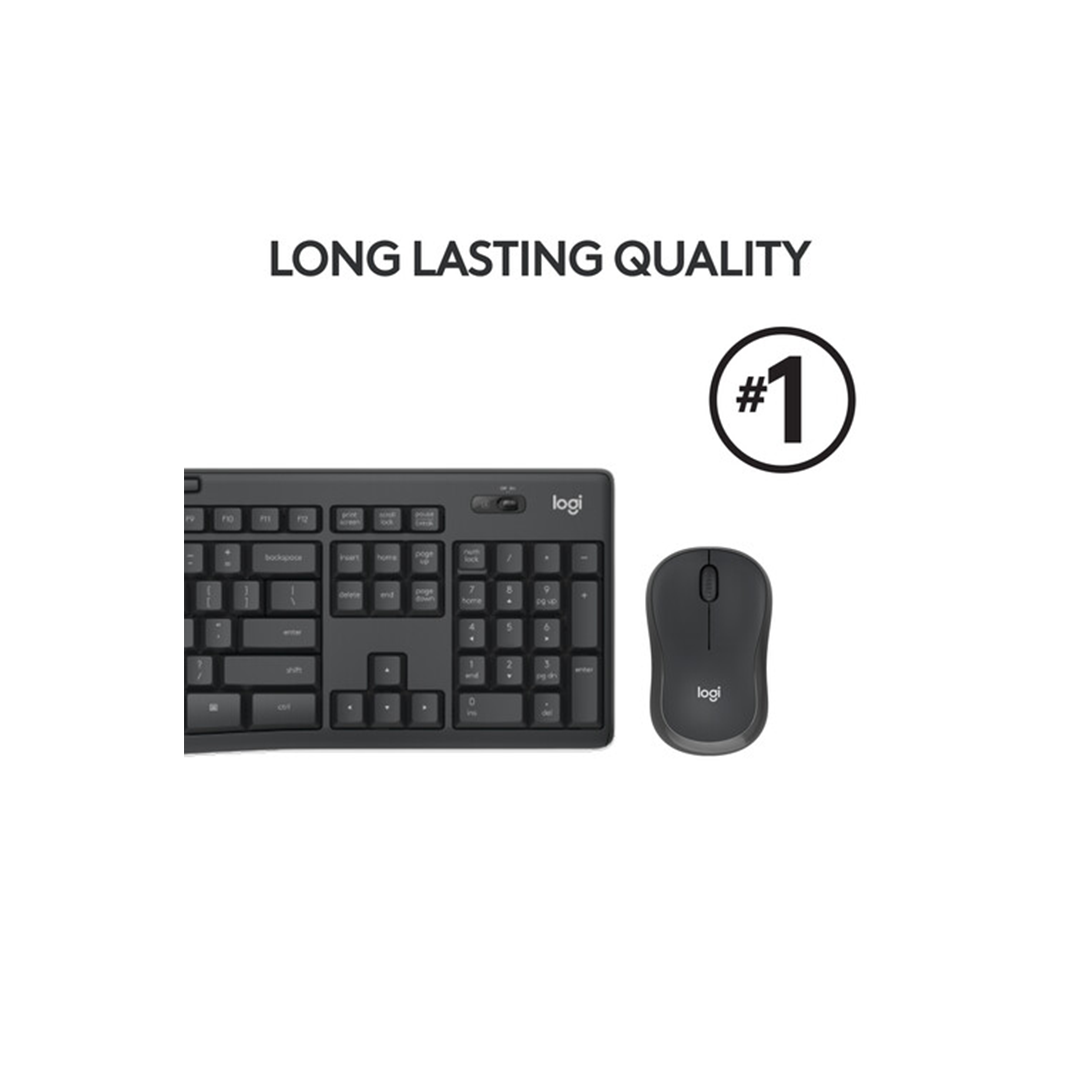 Logitech MK295 Silent Wireless Keyboard & Mouse Combo in Qatar Logitech MK295 Silent Wireless Keyboard & Mouse Combo in Qatar